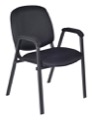 Regency Guest Chair - Ace Stack Chair - Midnight Black