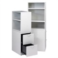 Great Openings Bookcase Tower 2 File Drawers - 51 3/8"H