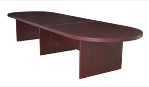 Regency Legacy 168" Modular Racetrack Conference Table with Power Data Grommet - Mahogany