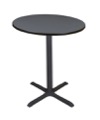 Cain 36" Round Cafe Table - Grey