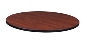 36" Round Laminate Table Top - Cherry/ Maple