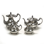 Ascot by Community, Silverplate 4-PC Tea & Coffee Service, Chased