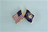 NAVY/US Flag Pin