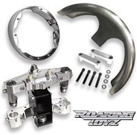 Stage 1 Bagger 26 Inch Front Wheel Conversion Kit Complete Streetglide Electraglide Ultra Classic Touring Harley Big Wheel Raked Triple Trees Clamps Fender Tire 2013 2012 2011 2010 2009 2008 2007 2006 2005 2004 2003 2002 2001 2000