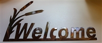 Cattail Welcome Sign