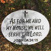 Joshua 24:15 Metal Wall Art