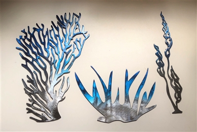 Coral Sea Plant Collection Blue Tinged