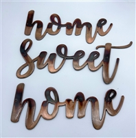 home sweet home metal wall accents