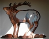 Standing Strong "Elk" Metal Wall Art by HGMW