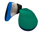 Custom Made Orthotics Made with 1/8" spenco with 1/8" medical blue cushioned top cover