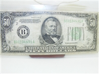 1934 $50 Dollar Bill Federal Reserve Note