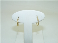 14k Yellow Gold Lever Back Baby Earrings