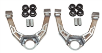CNC Laser Cut & Formed Boxed Upper Control Arms w/ Stainless Steel Badges, Poly Bushings & Sleeves (63131)