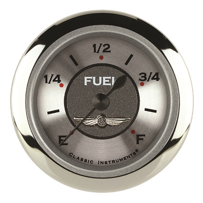 CLASSIC INSTRUMENTS ALL AMERICAN 2 1/8" FUEL GAUGE PROGRAMMABLE - FULL SWEEP