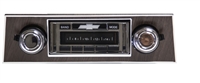 1967-1968 Camaro WOOD Dash USA-630 II High Power 300 watt AM FM Car Stereo/Radio with iPod Docking Cable