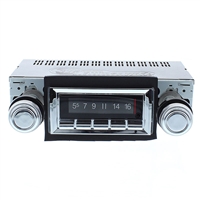 1973-1979 Ford Pickup Truck 300 watt Custom Autosound USA-740 AM FM Car Stereo/Radio with built-in Bluetooth, AUX Inputs, Color Change LCD Digital Display