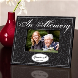 PERSONALIZED "IN MEMORY" PICTURE FRAME