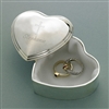 INSPIRATIONAL HEART TRINKET BOX WITH ENGRAVED CROSS