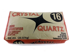 #16 Crystal Quartz Sand 100 Lb Bag
