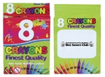 K9008 - 8 Pack Crayons