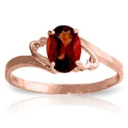ALARRI 0.9 Carat 14K Solid Rose Gold Gigi Garnet Ring