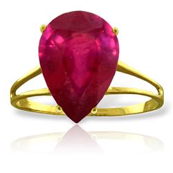 ALARRI 5 Carat 14K Solid Gold Nuance Upon Ruby Ring