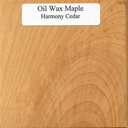 Oil and Wax Maple Wood Sample