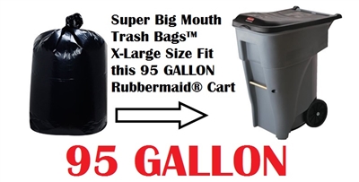 95 Gallon Trash Bags 95 GAL Garbage Bags