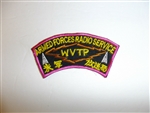 C0458 Vietnam Correspondent Patch Armed Forces Radio Service WVTP Japan pink R9E