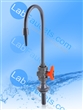 Marquest PVC Lab Faucet, Deck Mount,11" Deck to Barb Dimension, Rugged 1/4 Turn Ball Valve, Right Handed, 3/8" Female NPT Supply Connection