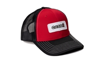 CaseIH Logo Hat, Red with Black Mesh Back