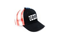 Case Tread Logo Hat, Flag Mesh Back