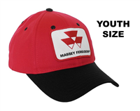 YOUTH-Size Massey Ferguson hat, red and black