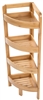Bamboo Corner Storage Shelf 4 Tier By Trademark Innovations