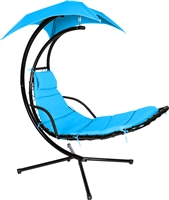 Dream Chair Floating Swing Chaise Lounge Chair By Trademark Innovations (Teal)