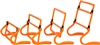 Trademark Innovations Set of 5 Adjustable Speed Training Hurdles (Orange)