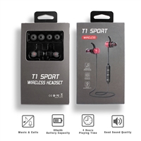 BTHF-T1 Stereo Super Base Sports Series Wireless Bluetooth Headsets