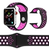 38/40/41MM SILICON SPORT IWATCH BAND BLACK / PINK