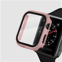38MM IWATCH CASE WITH SCREEN PROTECTOR PINK GOLD