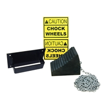 Molded Wheel Chocks Safety Kit