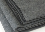 Wool blankets, woven, grey color