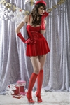 Wholesale Holiday dress with hat, gloves, and stockings