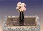 Evergreen Memorial Bronze Grave Marker