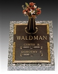 Oaklawn Double Interment Memorial Bronze Grave Marker lowest price on net
