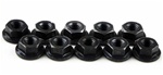 KYO1-N4045F Kyosho Steel Flanged Nut M4x4.5mm - Package of 10