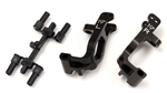 KYOIFW461 Kyosho Inferno MP9 Aluminum Front Hub Carrier Set 19° Gunmetal - Left and Right