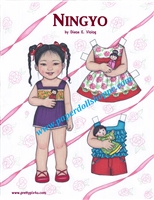 "Ningyo" Paper Doll