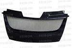 Seibon Carbon Fiber Front Grille 2006-2008 Volkswagen Golf GTI [TD-style; Shaved]