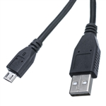 10U2-03101.5BK 1.5ft Micro USB 2.0 Cable Black Type A Male / Micro-B Male