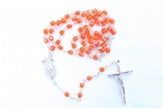 Orange Crystal Rosary